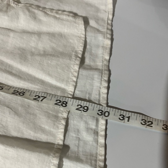 Sonoma white linen blend sleeveless tank top size L - Picture 8 of 8